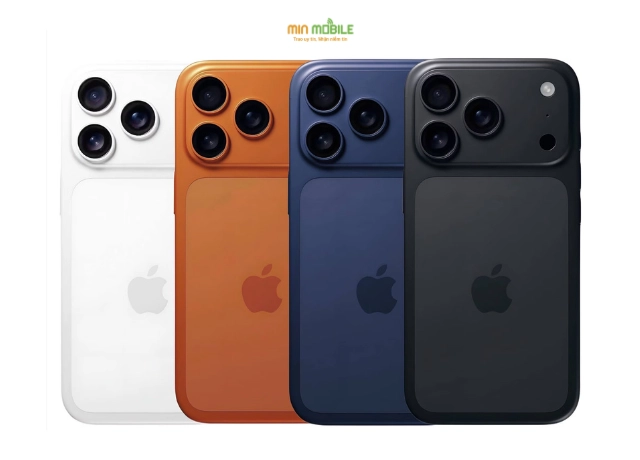 Bảng màu dự kiến iPhone 17 Pro